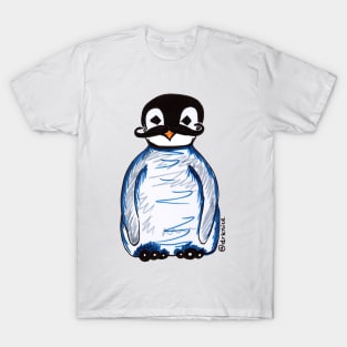 Penguin Mustache T-Shirt